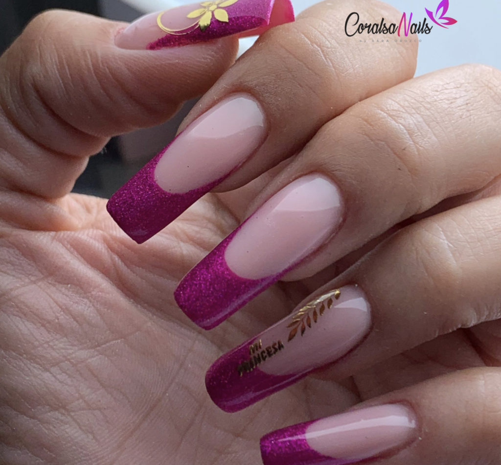 Extensión de uñas con Formas superiores e inferiores