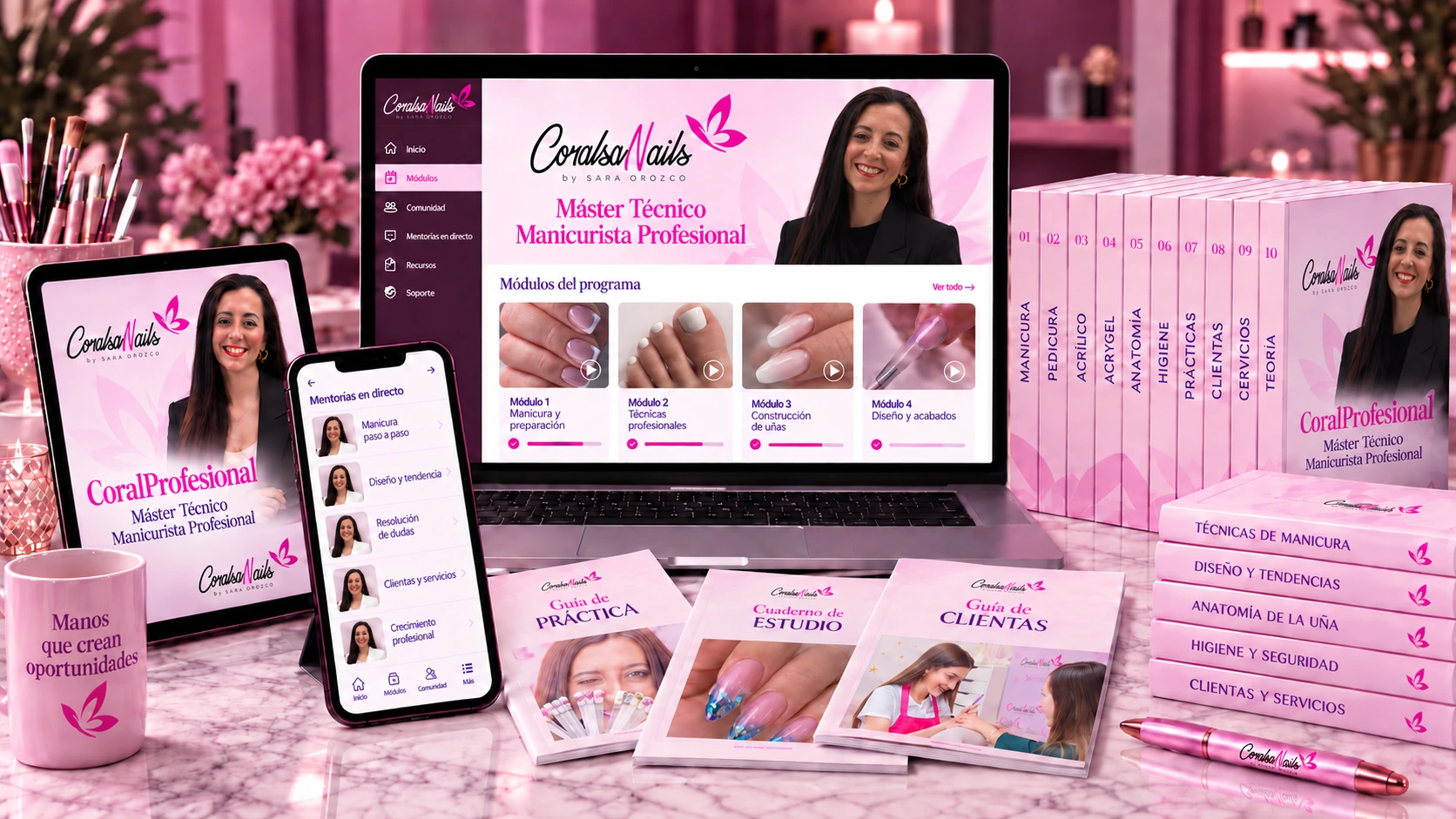 Presentación de CoralProfesional: Máster Técnico Manicurista Profesional
